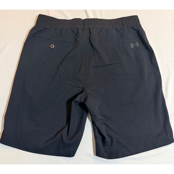 Under Armour Mens HeatGear 10" Inseam Drive Golf Shorts Black Size 36 - Picture 2 of 6